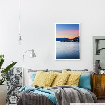 Sinus Art Poster 90x60cm Poster Die Farben des Sonnenuntergangs Sizilien Italien