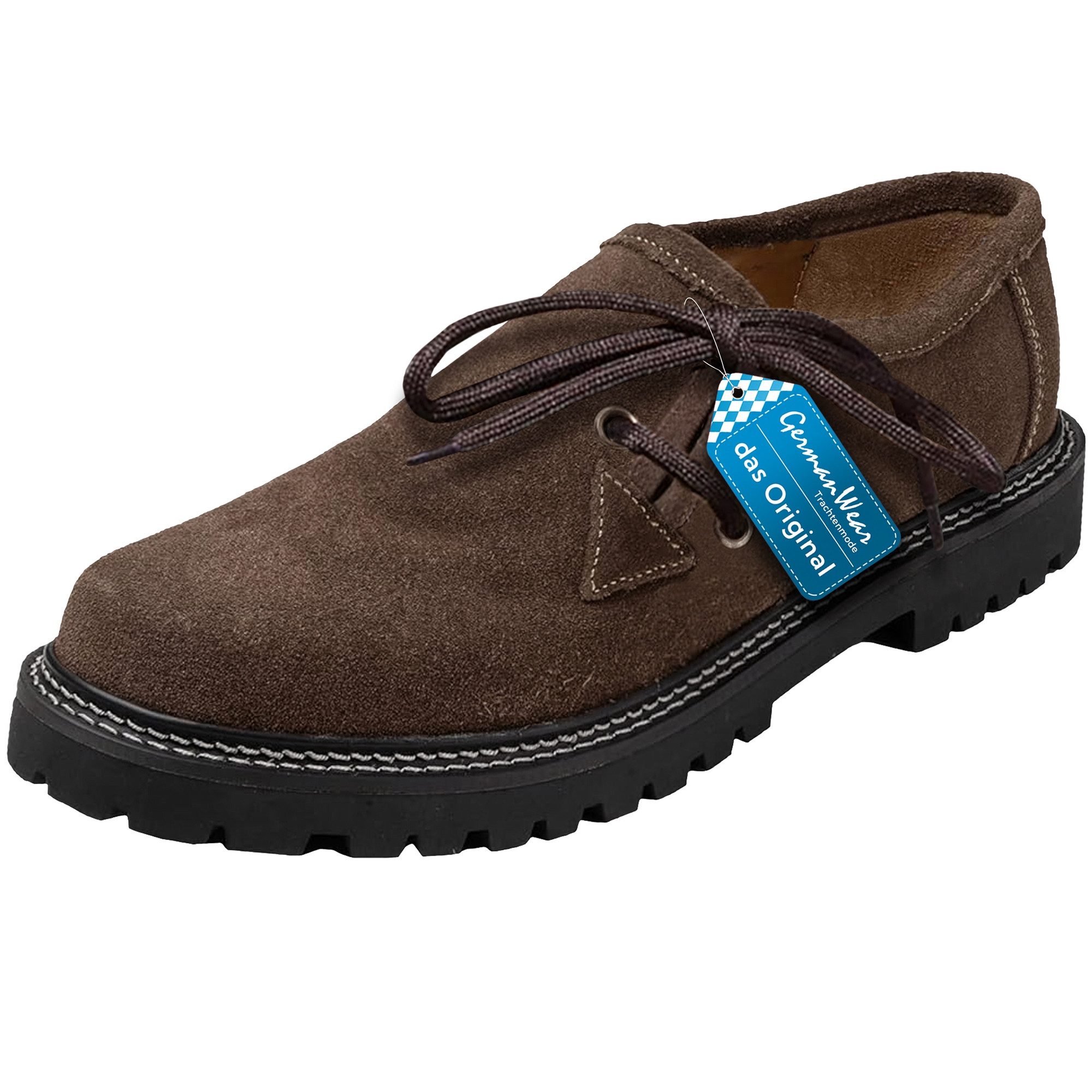 German Wear GW1800-V Haferlschuh Trachtenschuhe Haferlschuhe Original rahmengenäht handeingestochen