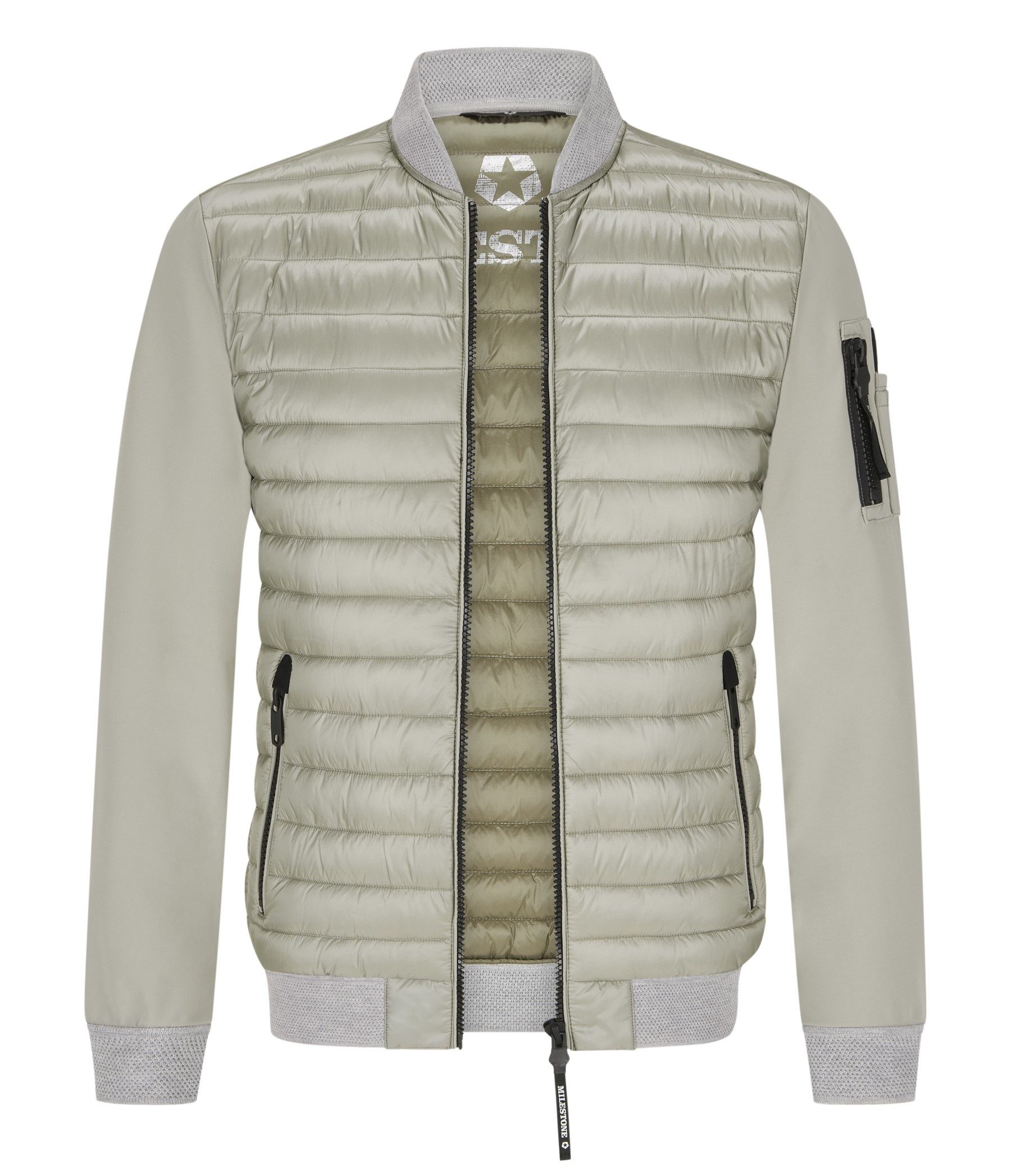 Milestone Hybridjacke MSEnergy Stepp-Bomber mit leicht tailliertem Schnitt günstig online kaufen