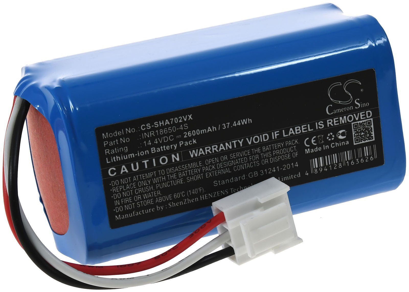 Powery Akku für Severin Chill RB-7028, RB7028 Staubsauger-Akku 2600 mAh (14.4 V)