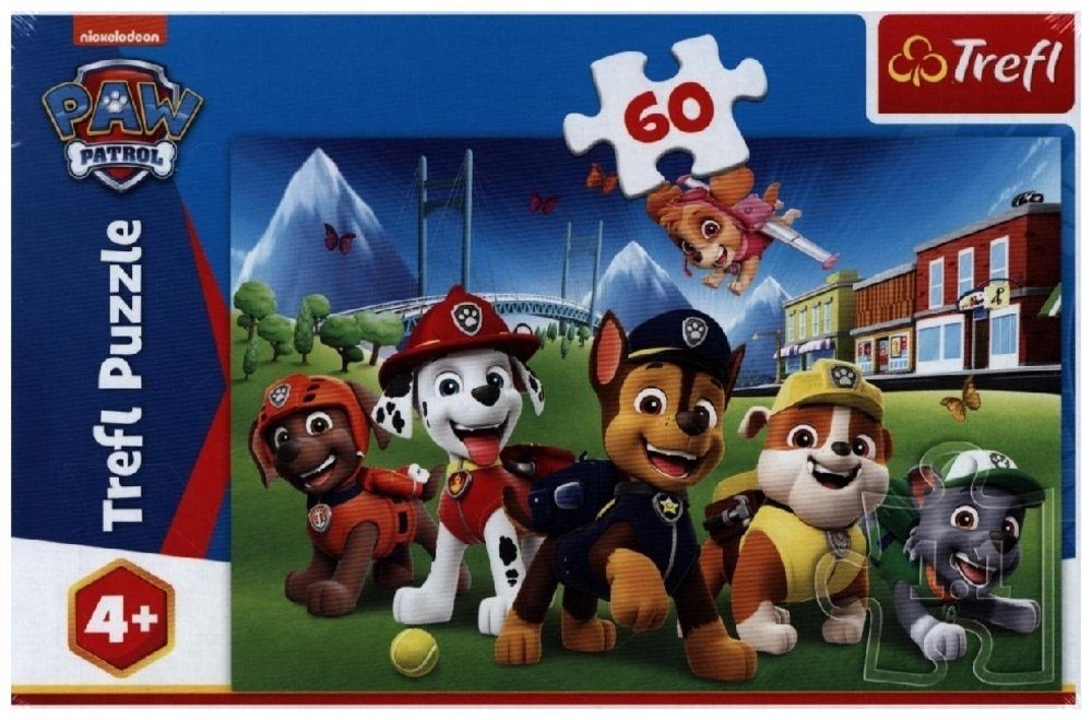 Trefl Puzzle Puzzle 60 PAW Patrol (Kinderpuzzle), 99 Puzzleteile