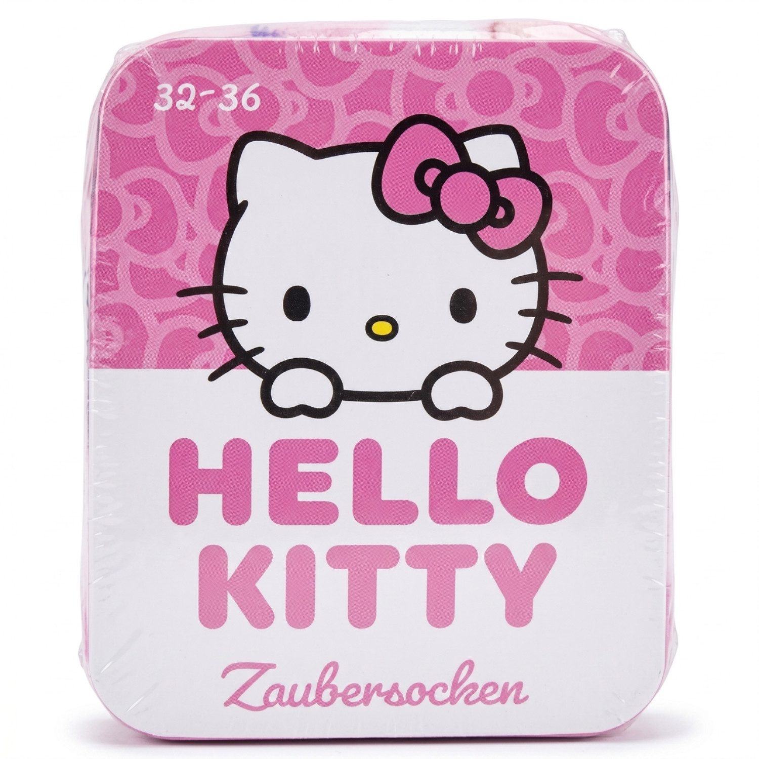 Sockswear Freizeitsocken HELLO KITTY 1 Paar Zaubersocken Gastgeschenk Mitgebsel Rosa 32-36 (1-Paar)