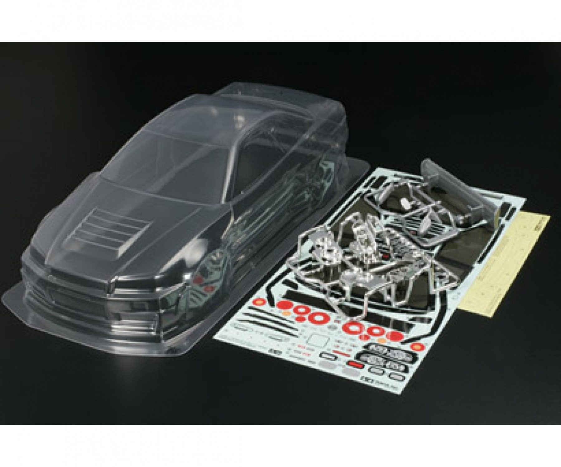 Tamiya RC-Buggy Tamiya Karosserie Nissan Skyline NiSMO R34 GT-R Z-Tuned Street 1:10
