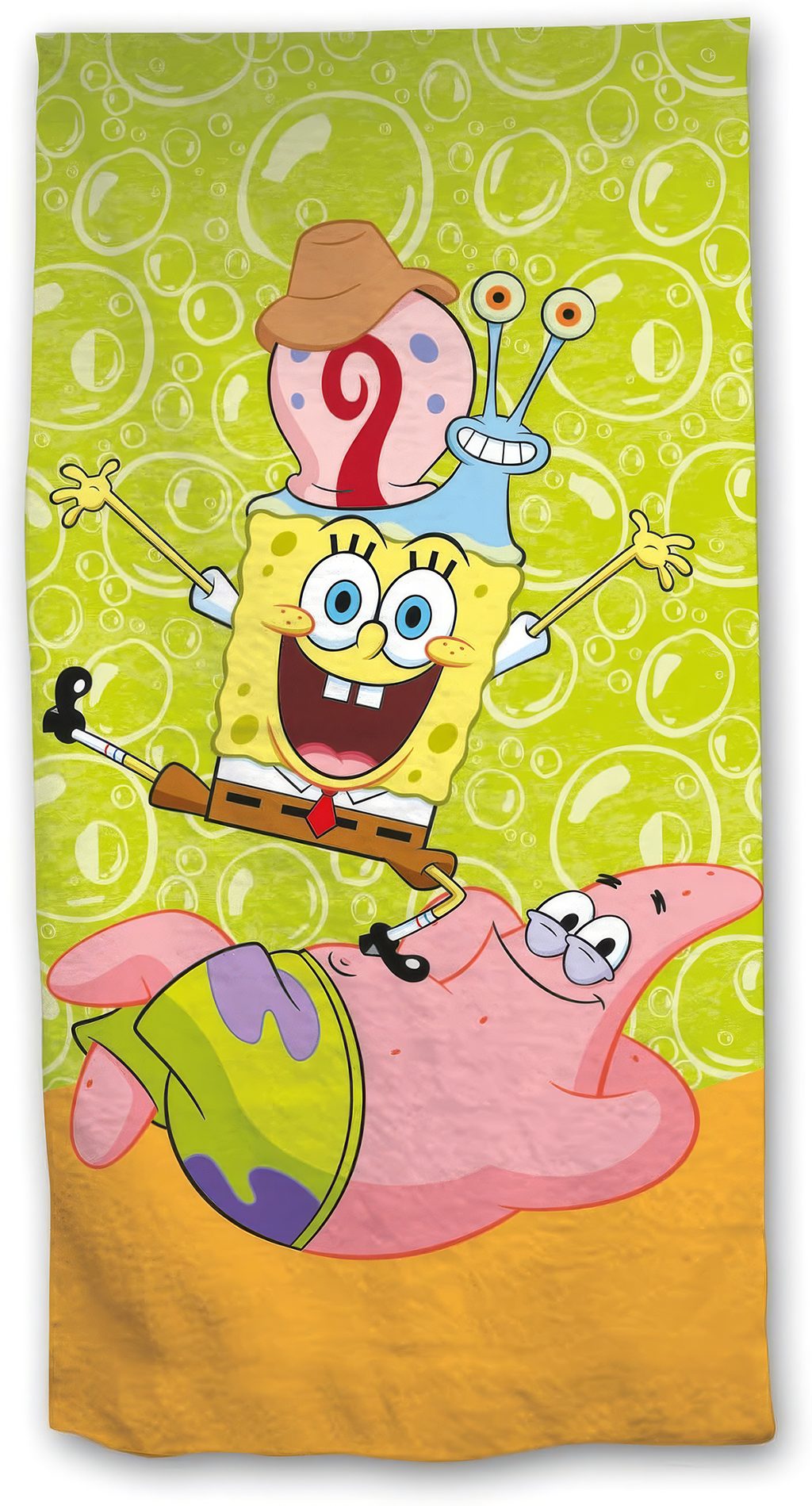 AY!Max Handtücher SpongeBob Duschtuch Badetuch Strandtuch 70 x 140 cm 100% Baumwolle, (1 Duschtuch, 1-St), Langlebig