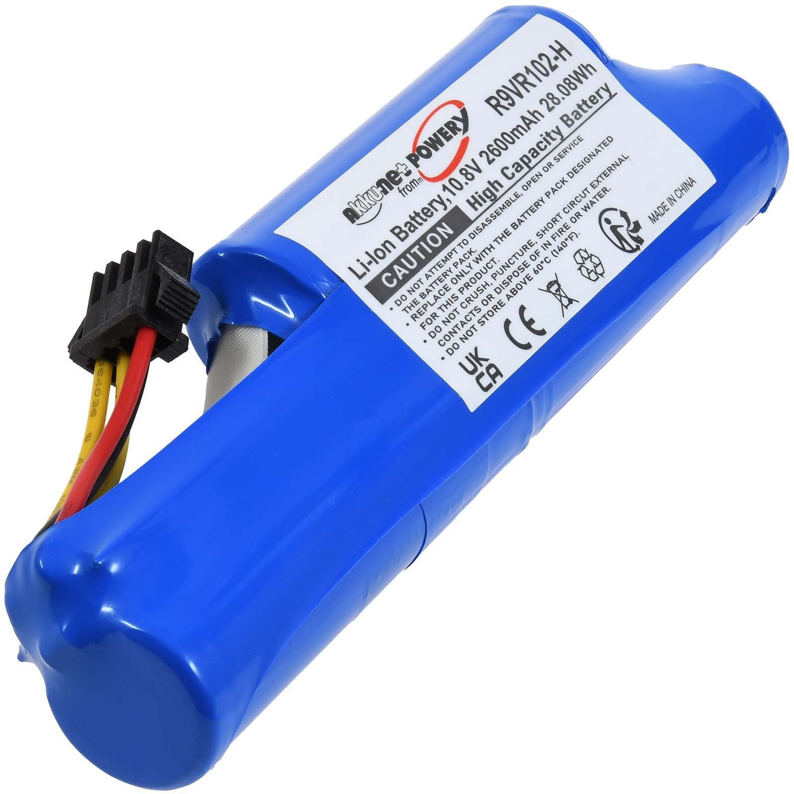 Powery Powerakku für Vileda Typ 0769-03 Staubsauger-Akku 2600 mAh (10.8 V)
