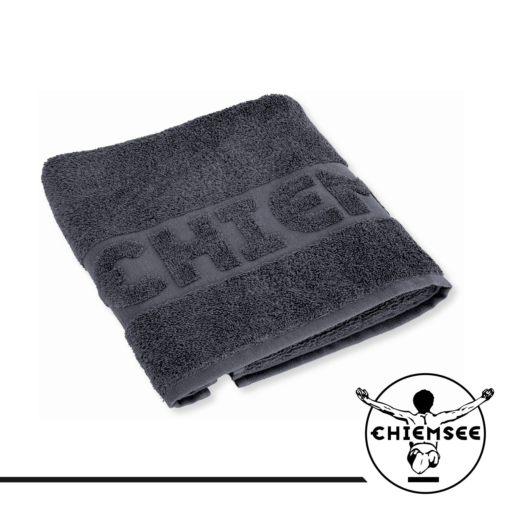 Chiemsee Handtuch uni, 100% Baumwolle, Frottier, Duschtuch, Gästetuch, (2-S günstig online kaufen