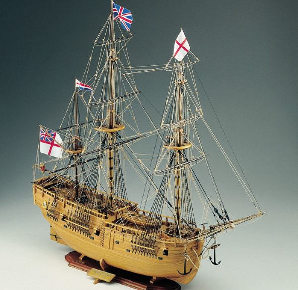 Modellbausatz Endeavour Modellbaukasten 1:60 - Kapitän Cook Expeditionsschiff