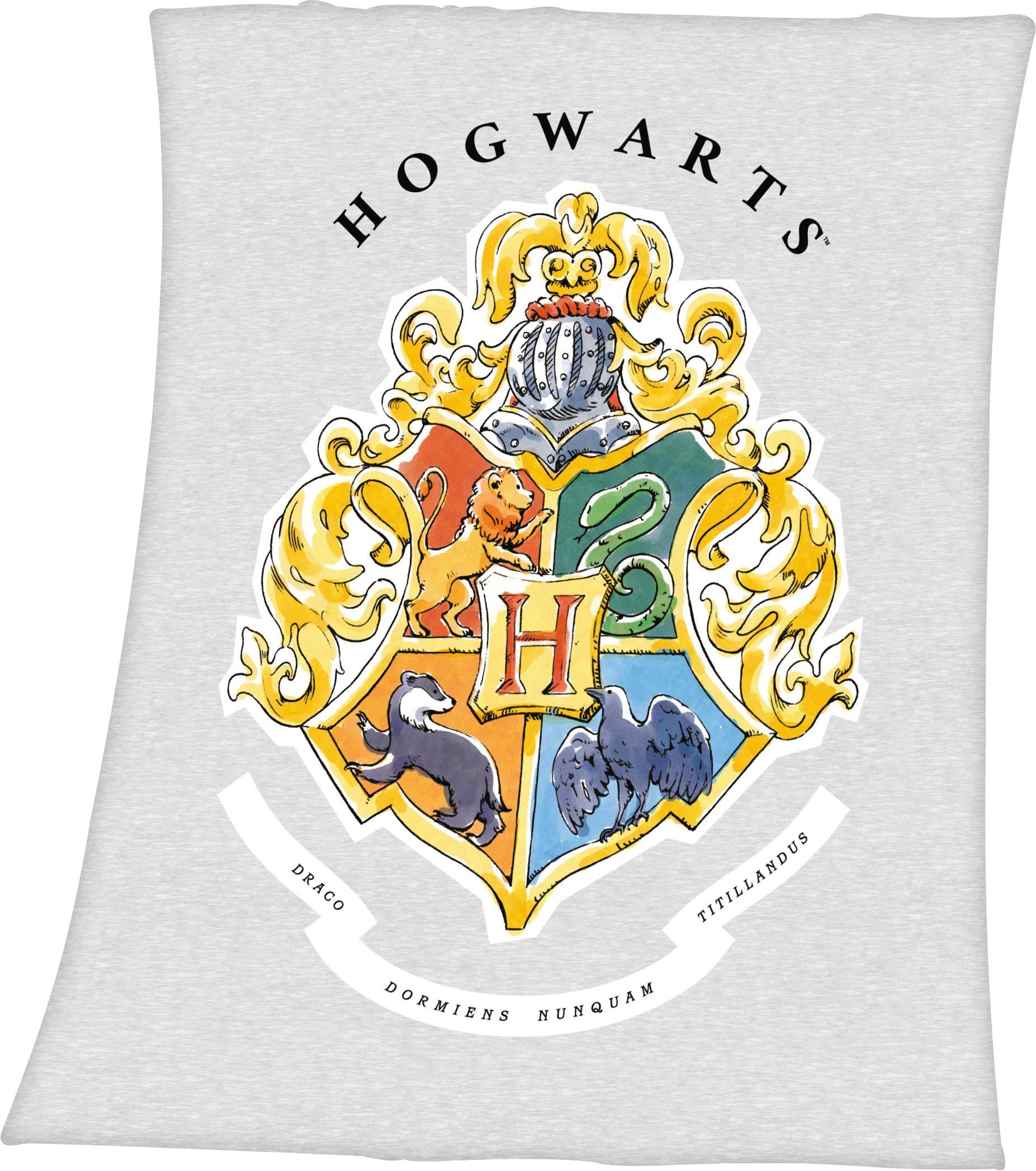 Hogwarts mit Harry Wohndecke tollem Harry Potter, Motiv, Herding Kuscheldecke Potter,
