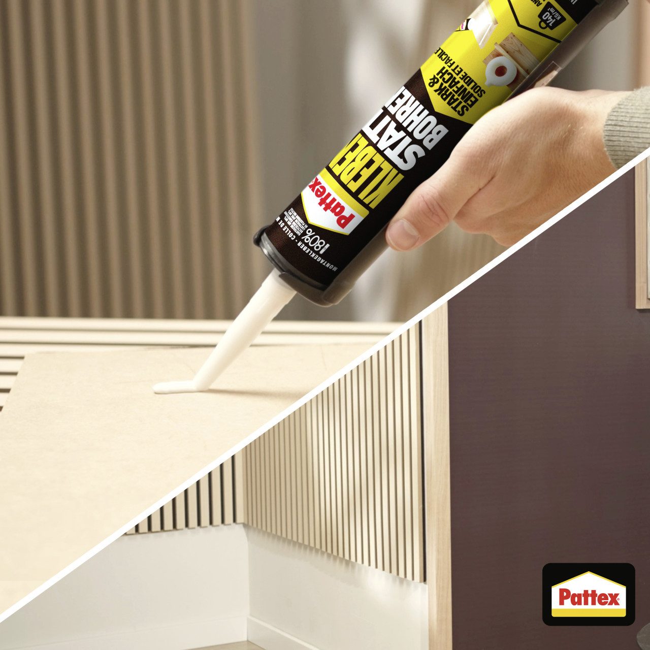 Pattex Montagekleber Pattex Kleben statt Bohren Montagekleber 400 g – Bild 5 von 5