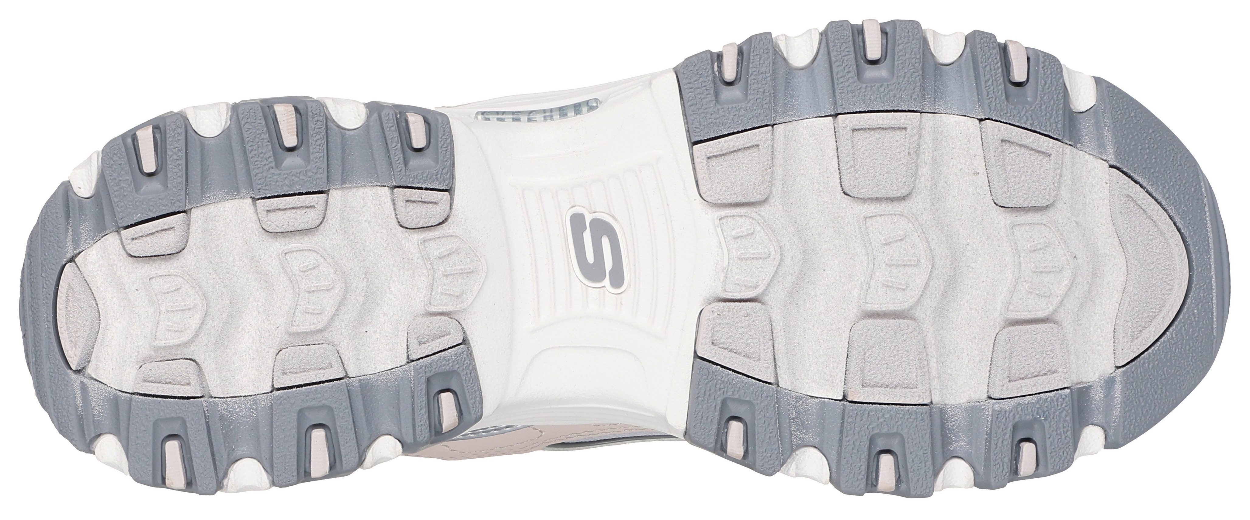 Skechers D'LITES-CHROMATIC Sneaker, Plateausneaker, Schnürschuh mit Metalli günstig online kaufen