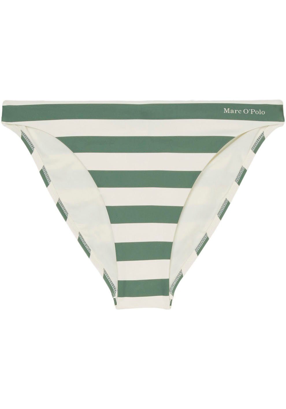 Marc O'Polo Bikini-Hose Classic Stripes mit kleinem Logoschirftzug günstig online kaufen