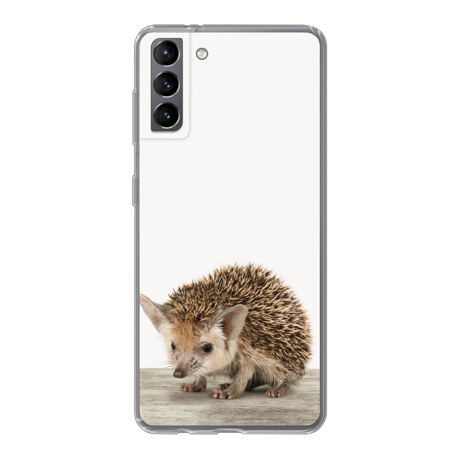 MuchoWow Handyhülle für Samsung Galaxy S21 Plus Igel - Tiere - Jungen - Mädchen, Phone Case, Silikon, Schutzhülle Dünn