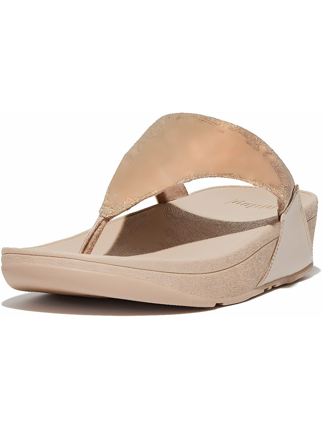 Lulu Shimmerlux Toe-Post Sandals Sandale
