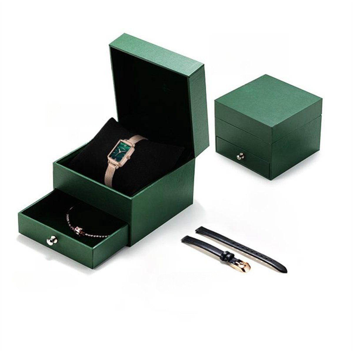 carefully selected Quarzuhr Geschenkbox-Set mit Damenuhr und Armband als Geschenk für Frauen
