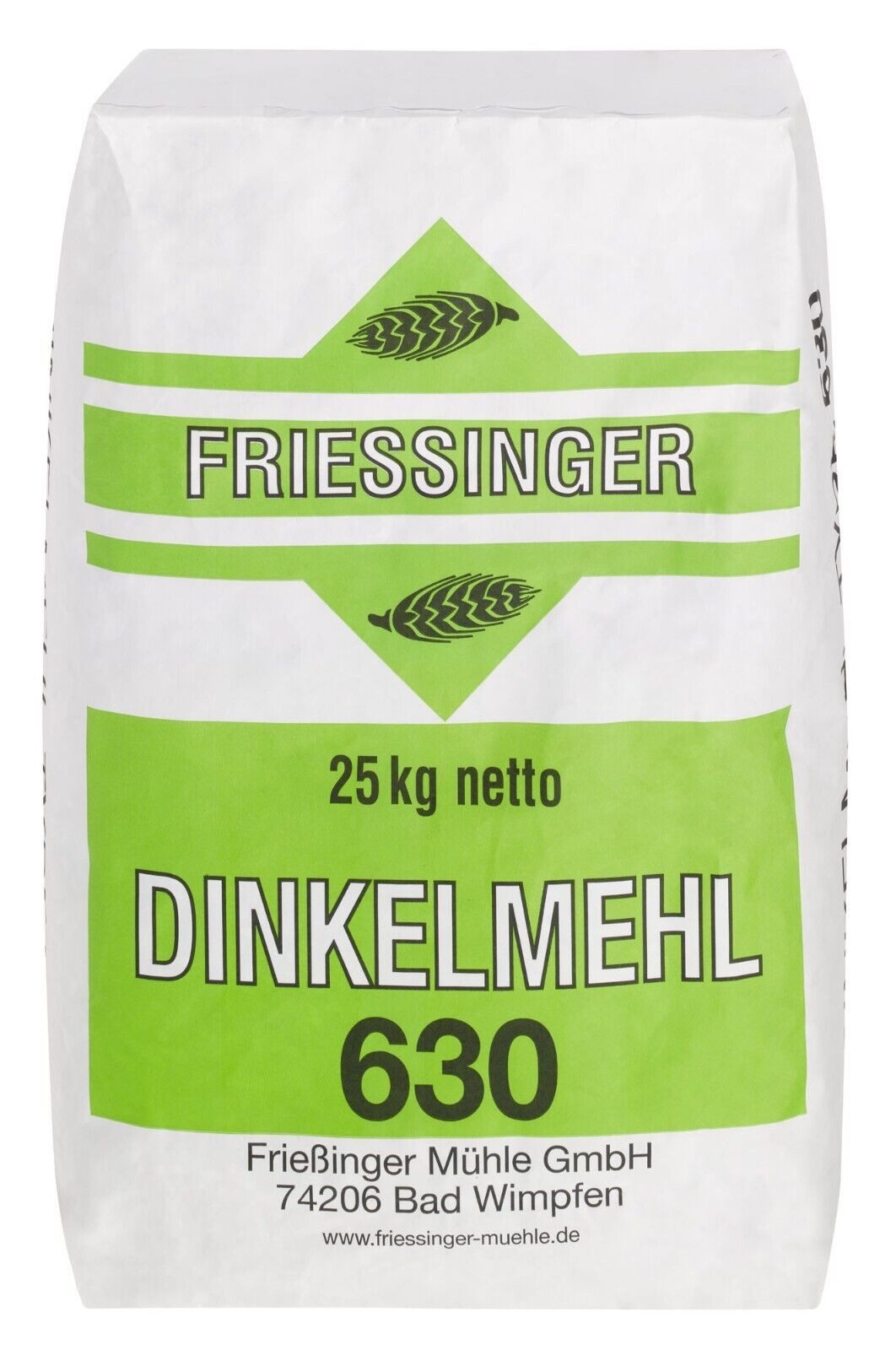 Bielmeier Mehl Dinkelmehl T630 25kg Friessinger, 1 x 25000 g, Das Getreide stammt von Landwirten aus der Region (B230006-25)