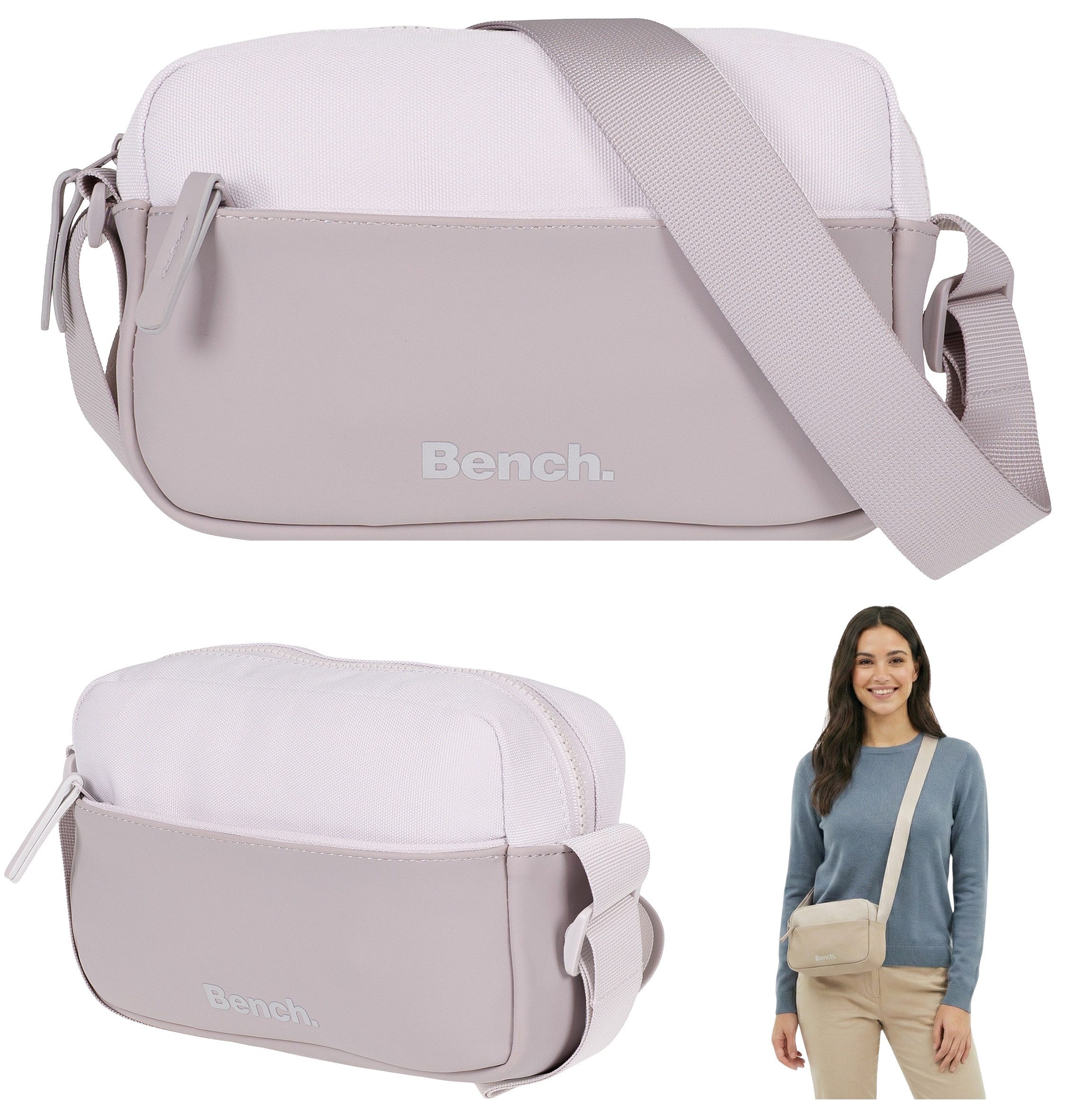 Bench. Handtasche Damen klein Schultertasche Umhänger Schultertasche, Umhängetasche Damentasche handbag Mädchen Style 64224 + Etui