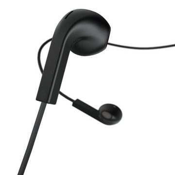 Hama Kopfhörer "Advance", Earbuds, Mikrofon, Flachbandkabel in Ear In-Ear-Kopfhörer