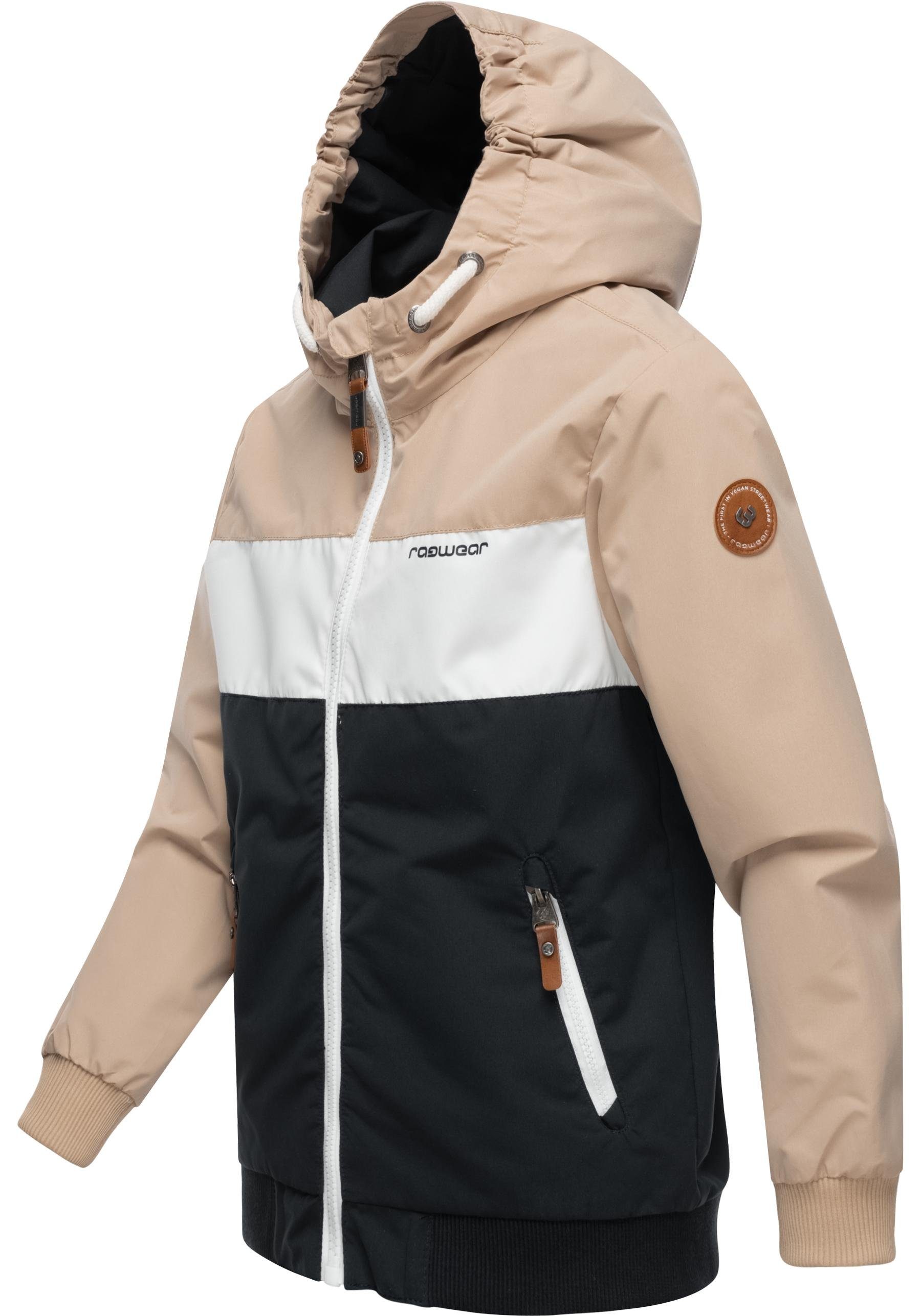 Ragwear Outdoorjacke Jayco sportliche, leichte Jungen Jacke für die  Zwischensaison, Griffiges und robustes Obermaterial, 100% vegan hergestellt