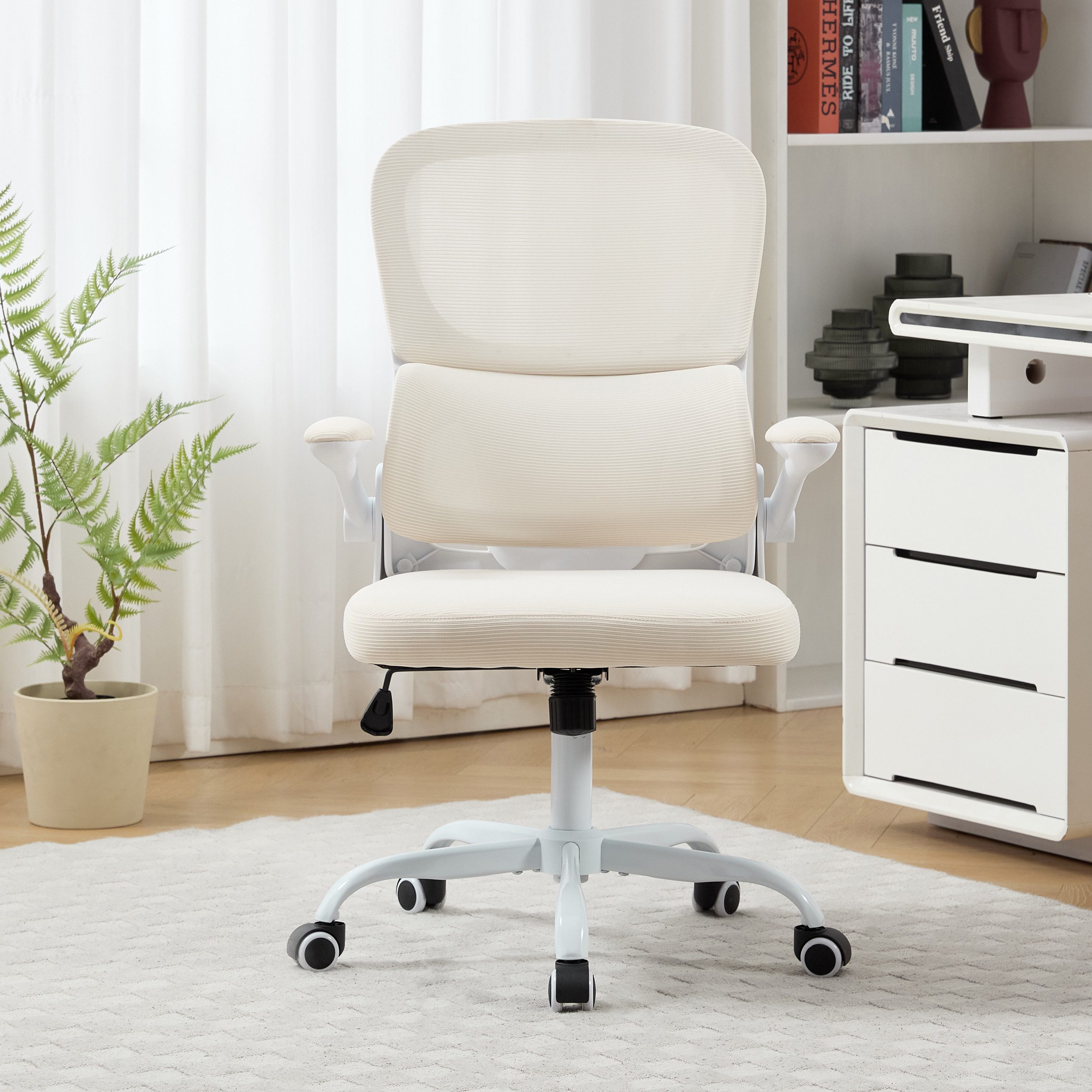 UEV Bürostuhl UEV Bürostuhl Ergonomisch Schwarz/Beige (Gaming-Stuhl, Drehst günstig online kaufen