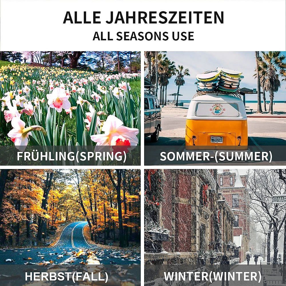 Feel2Home Klemmmarkise LED Klemmmarkise 150-400cm Balkon günstig online kaufen