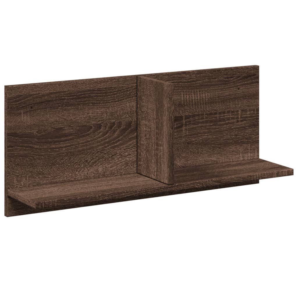 vidaXL Regal Wandschrank 70x16,5x30 cm Braun günstig online kaufen