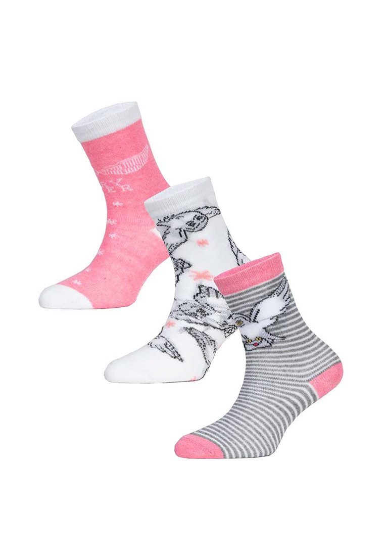 Harry Potter Socken Harry Potter Mädchen Socken 6er Pack Fanartikel (6-Paar)