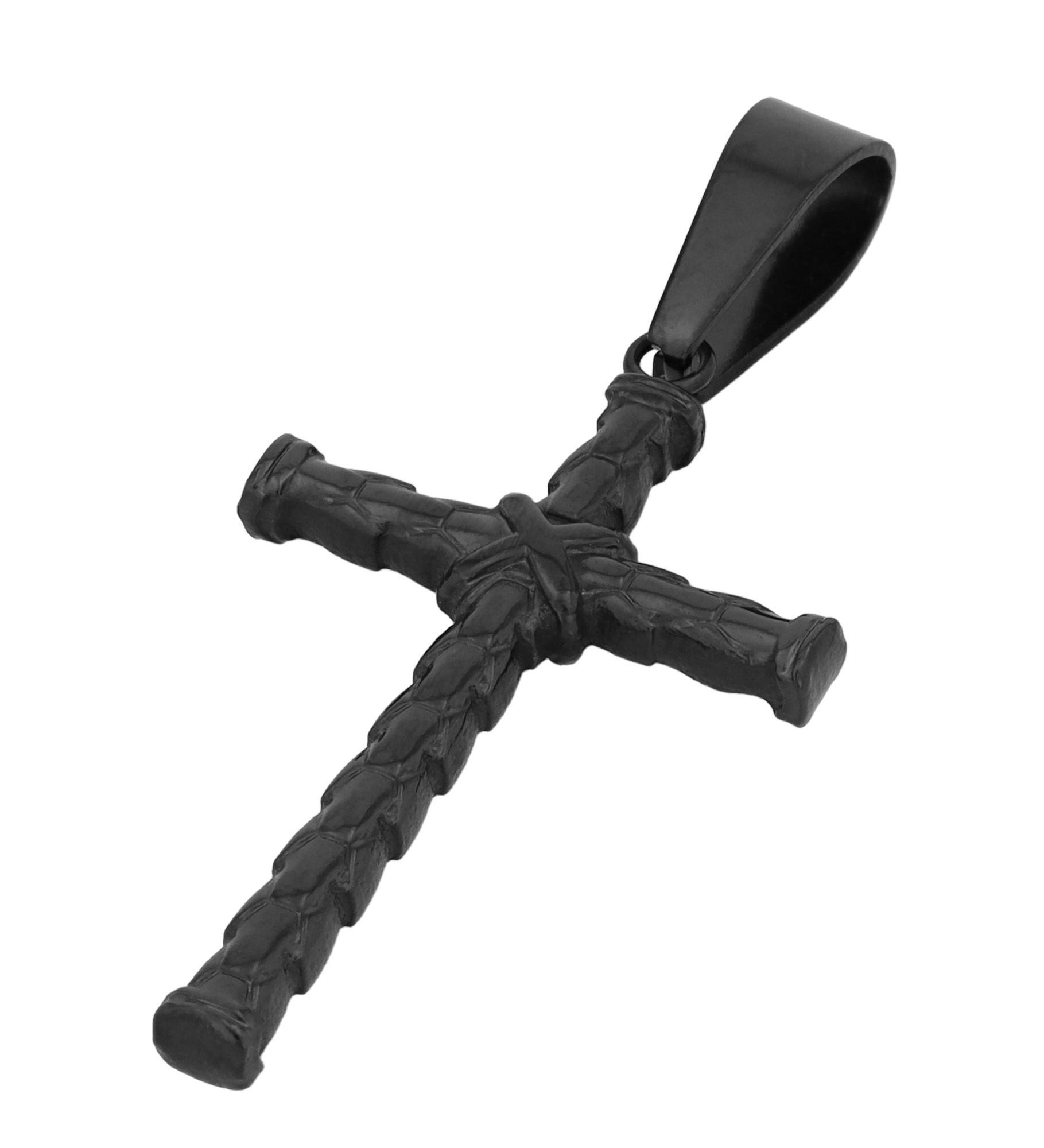 Kettenanhänger Anhänger – Kreuz Kreuzanhänger aus Edelstahl