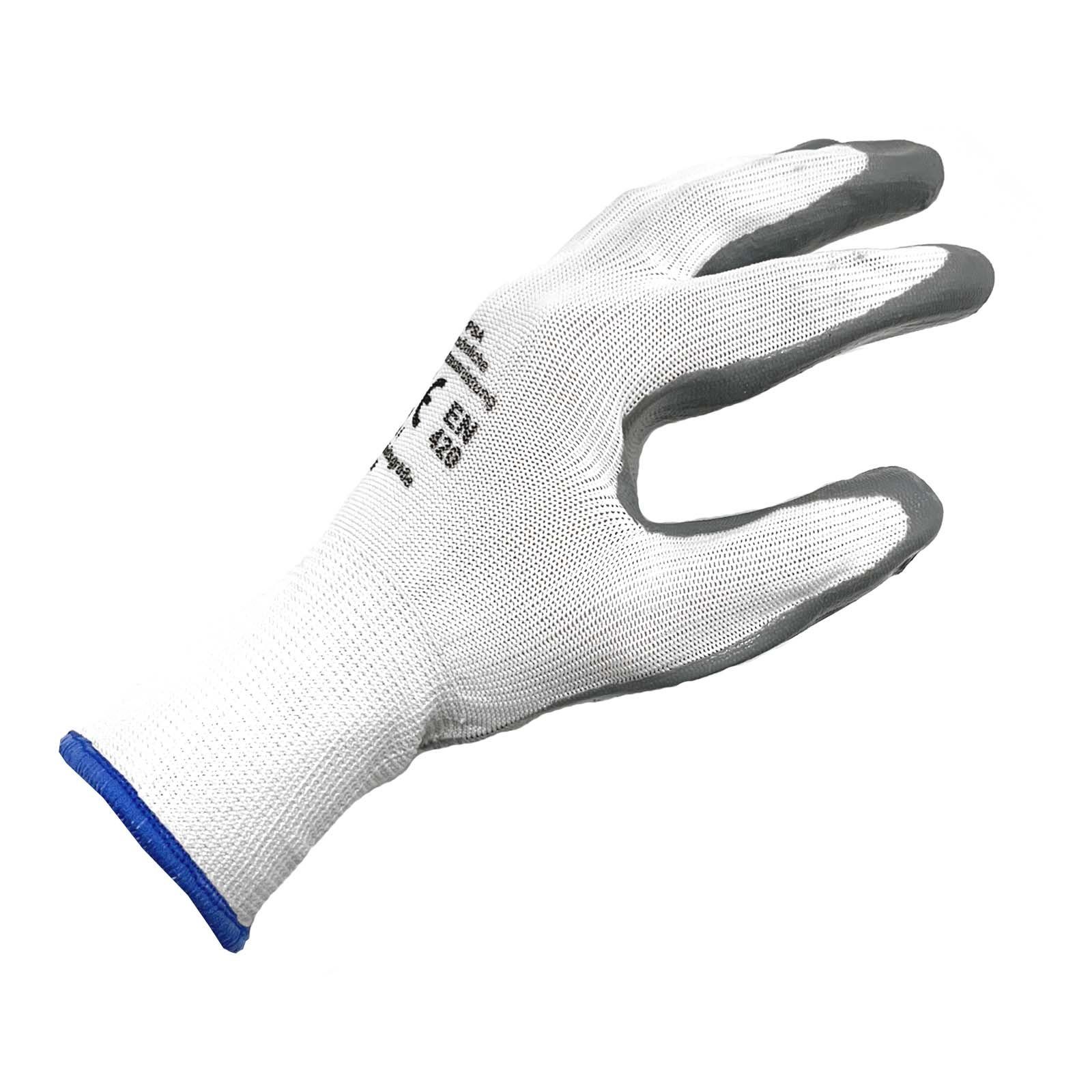 HAC24 Gartenhandschuhe Latexhandschuhe Arbeitshandschuhe Garten Schutzhandschuhe (3-St., Paar) Einheitsgröße, Polyester & Latex