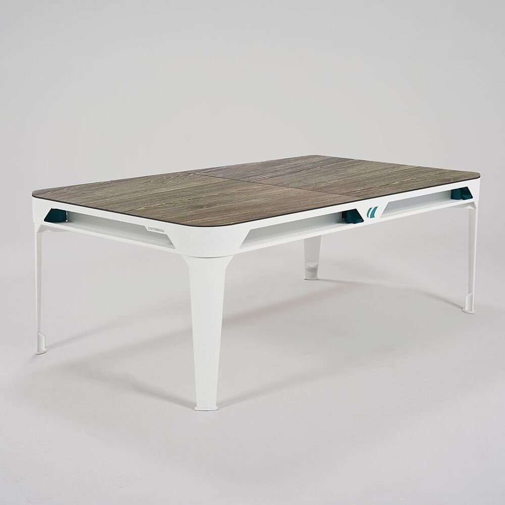 Cornilleau Billardtisch Billardtisch Abdeckplatte Vorder-/Rückseite für ein weißen und Tisch hat Dekor je Hyphen, Jede dunkles Platte Holzdekor helles