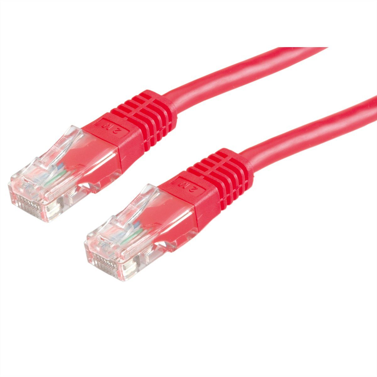 ROLINE Patchkabel Cat.5e (Class D) UTP LAN-Kabel, RJ-45 Männlich (Stecker), RJ-45 Männlich (Stecker) (50.0 cm), PoE