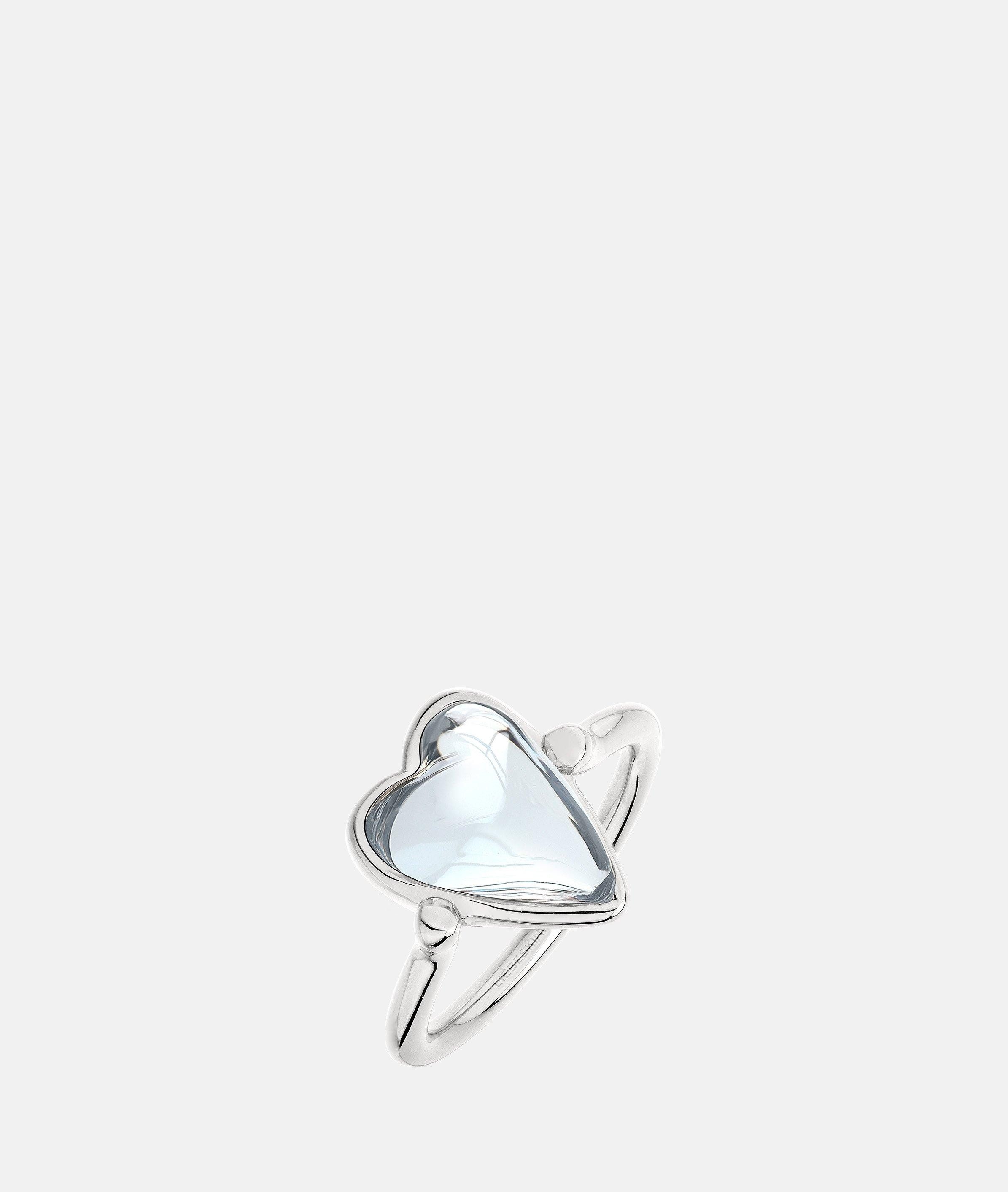 Liebeskind Berlin Fingerring Schmuck Geschenk Glass Heart Ring, mit Glasste günstig online kaufen
