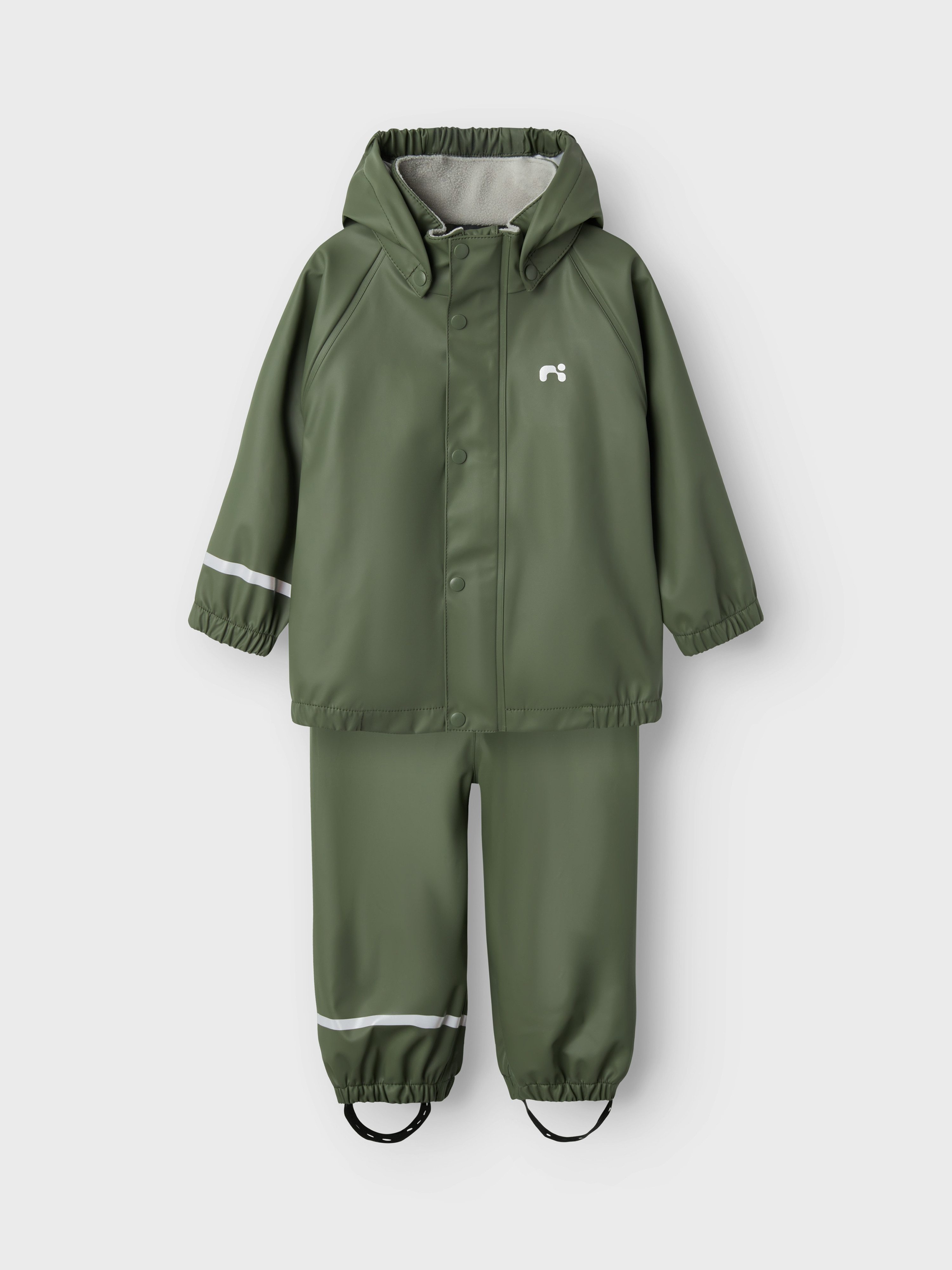 Name It Regenmantel NKNDRY10 Regenjacke und Hose im Set (Set, 2-tlg) Keine Latzhose! Unifarben, casual, regular fit, Kunstfaser, Web