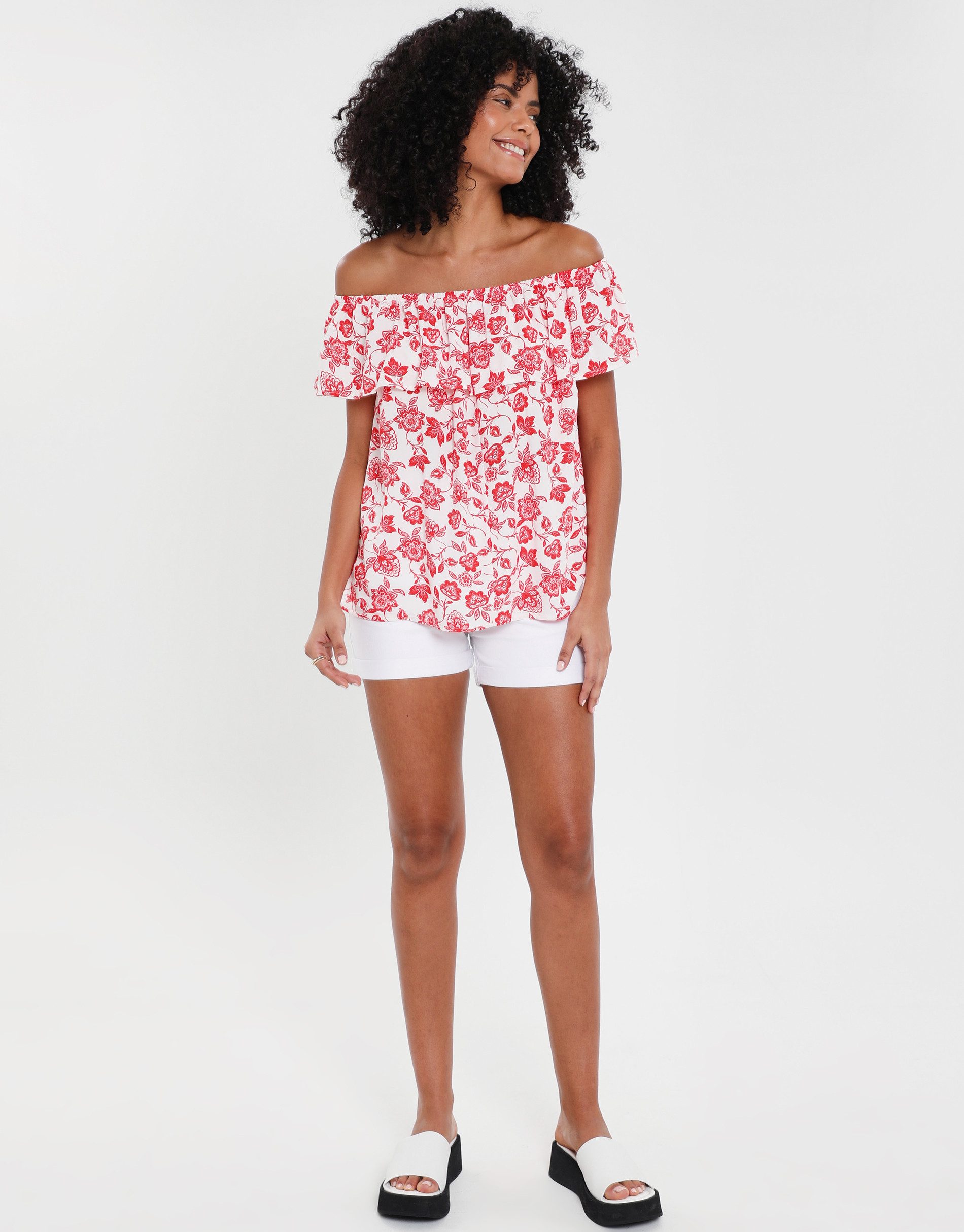 Threadbare Blusentop THB Coronation Bardot Top günstig online kaufen