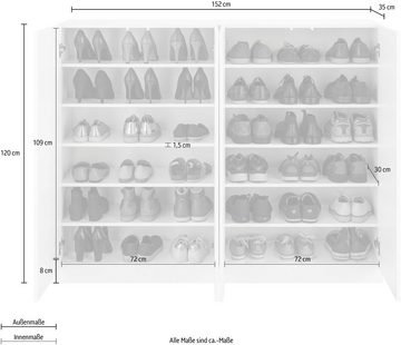 borchardt Möbel Schuhschrank Vaasa3 Breite 152 cm