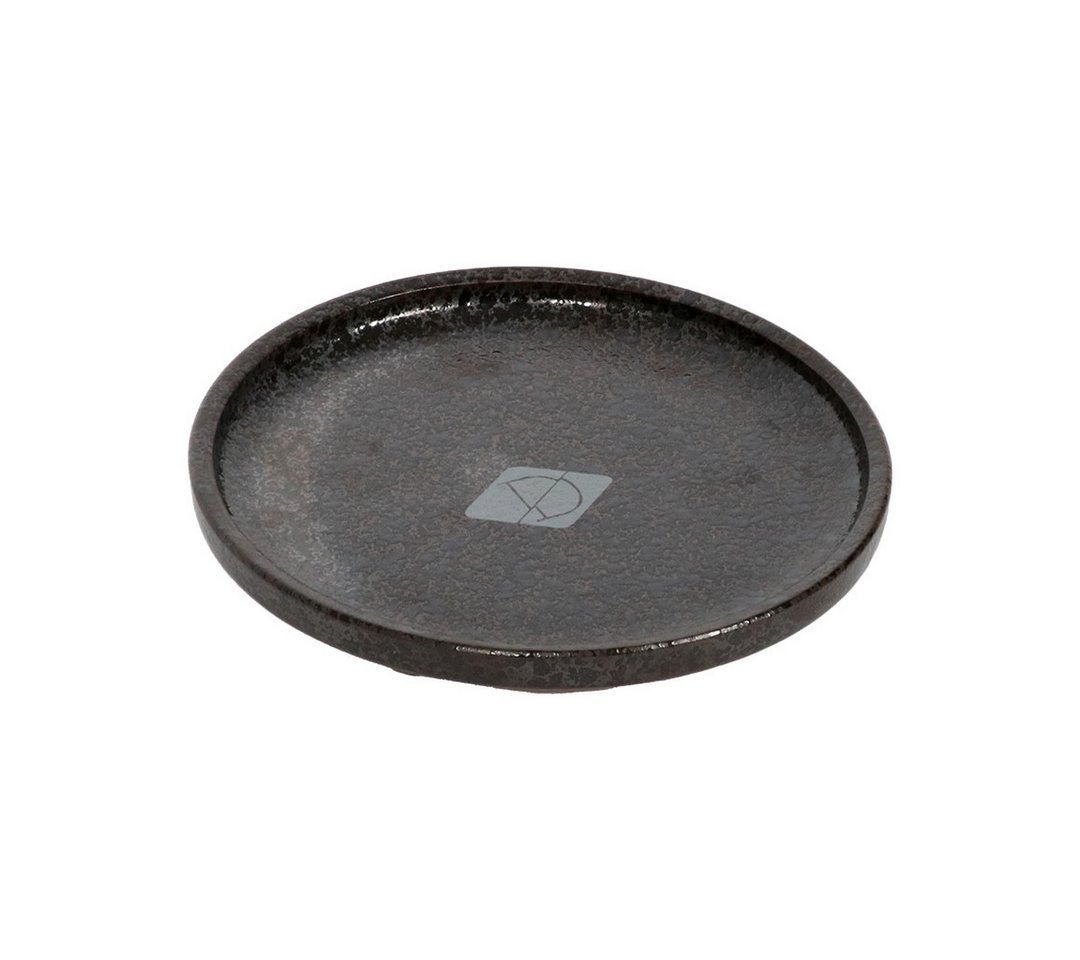 D&D Napf D&D flacher Katzennapf Jasper - black dots