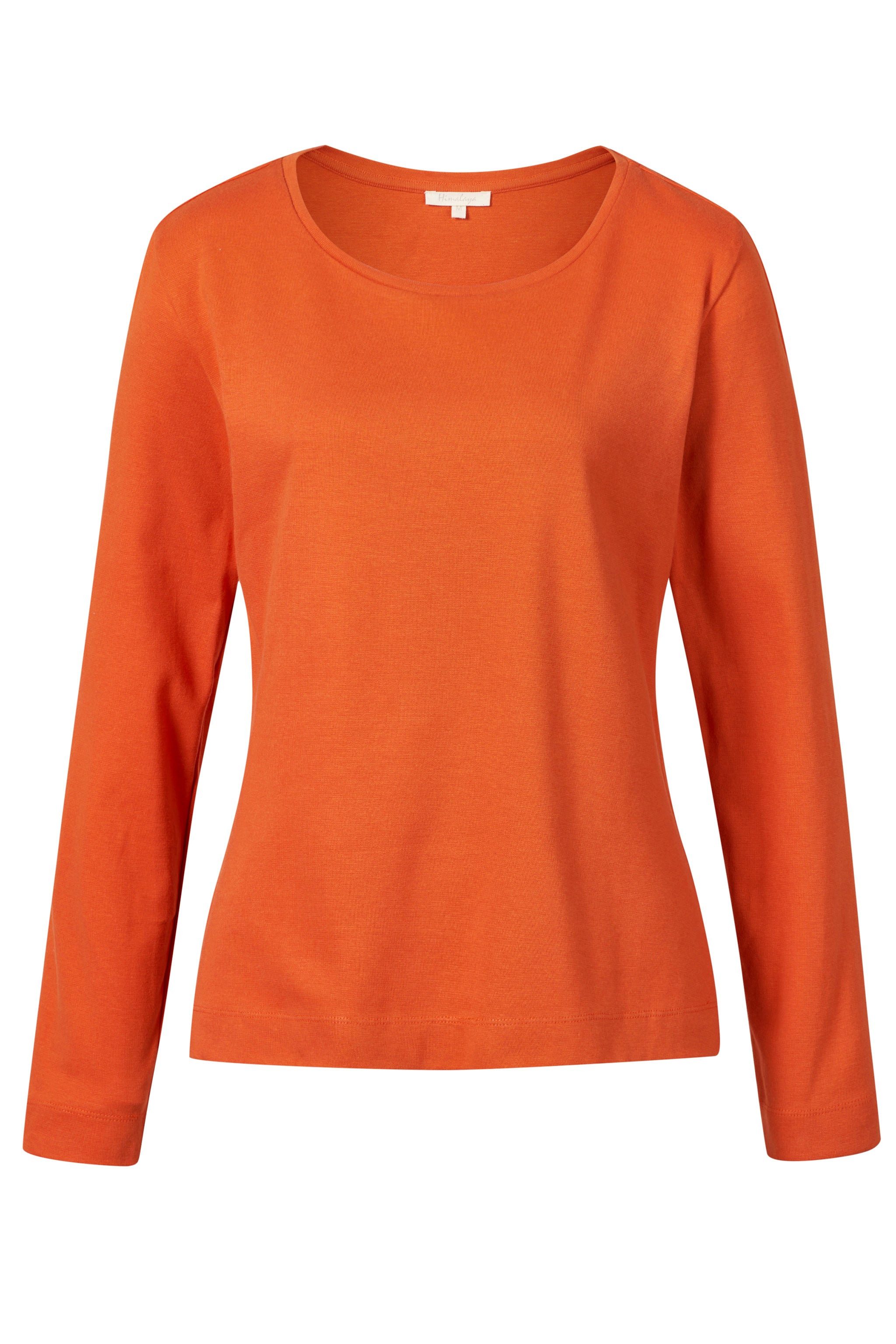 Himalaya Clothing Langarmshirt Basic Damen Shirt langarm "Alma" aus Feinrip günstig online kaufen