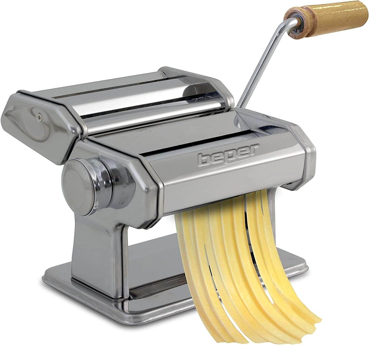 MD.500 Nudelmaschine Beper für 3 Stahl Nudelmaschine Sorten Pasta, hausgemachter Edelstahl lebensmittelechter