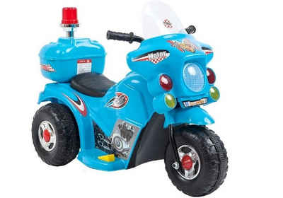 Elektro-Kinderauto Kinder Elektrofahrzeug, Elektromotorrad mit LED Blau