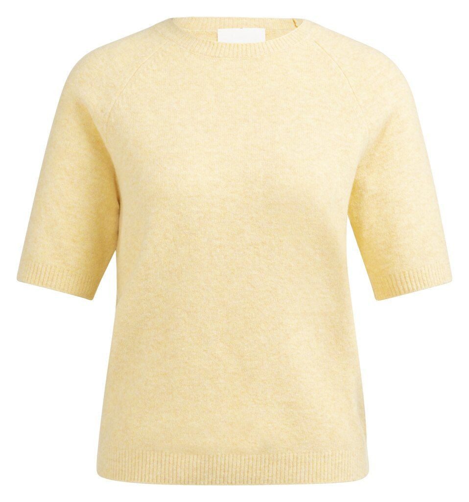 YAYA Rundhalspullover Weicher kurzärmeliger Pullover günstig online kaufen