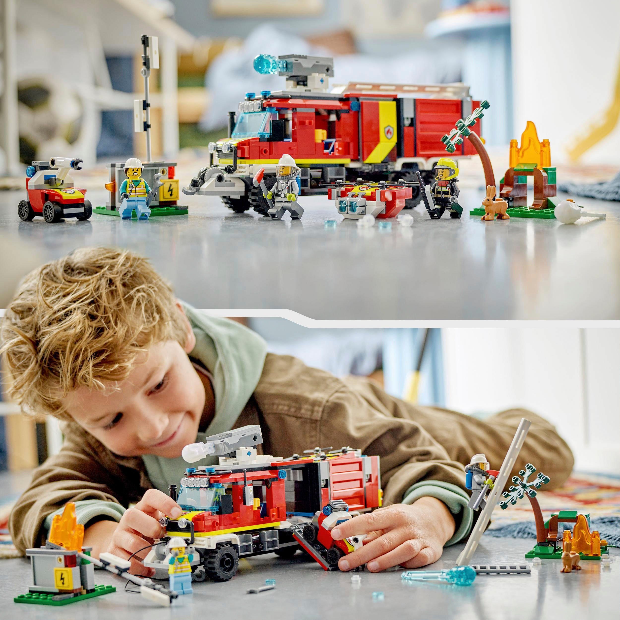 LEGO® Einsatzleitwagen der Feuerwehr (60374), LEGO® City Konstruktionsspiel günstig online kaufen