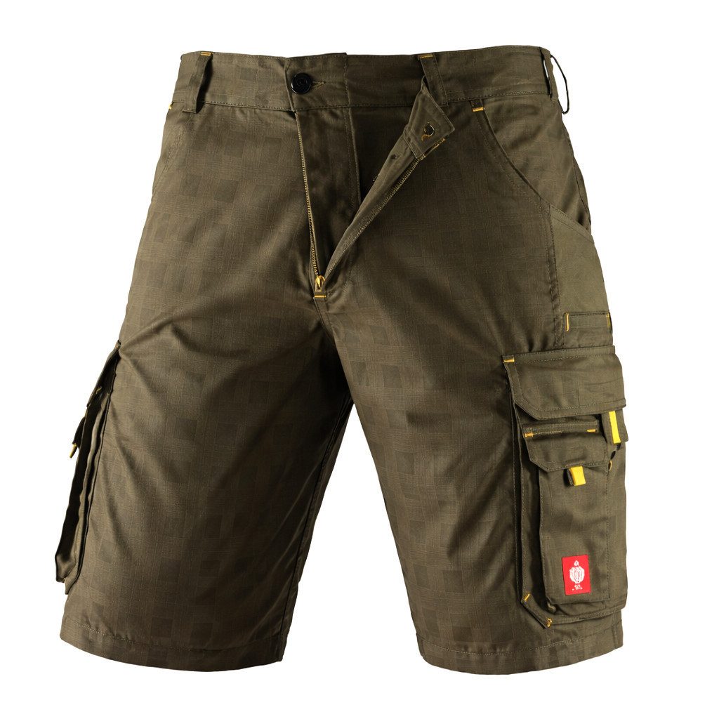 Engelbert Strauss Shorts Strauss Shorts e.s. Carat – Arbeitsshorts mit Flexbelt & Cargo Taschen