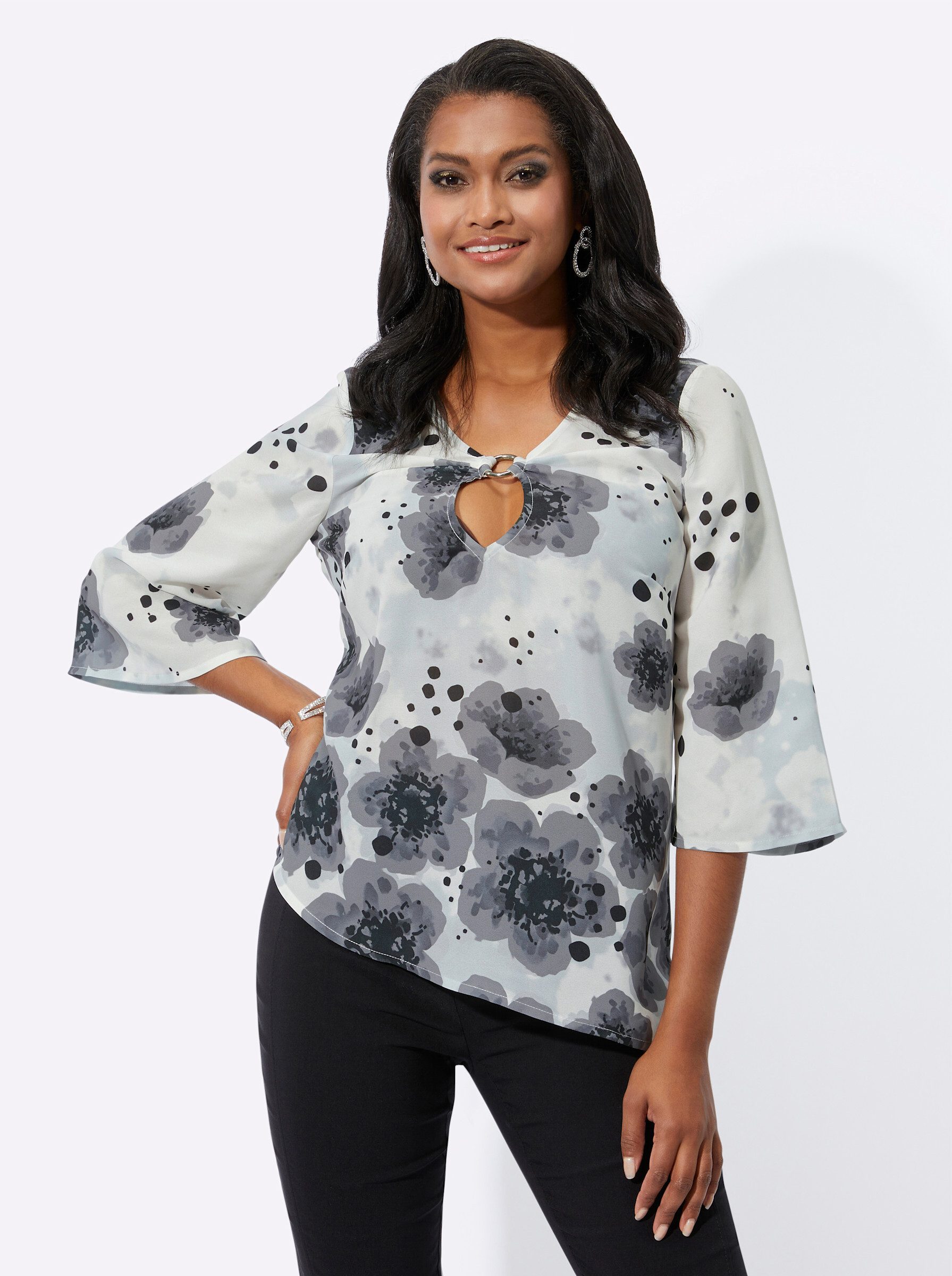 Klassische Bluse Tunika
