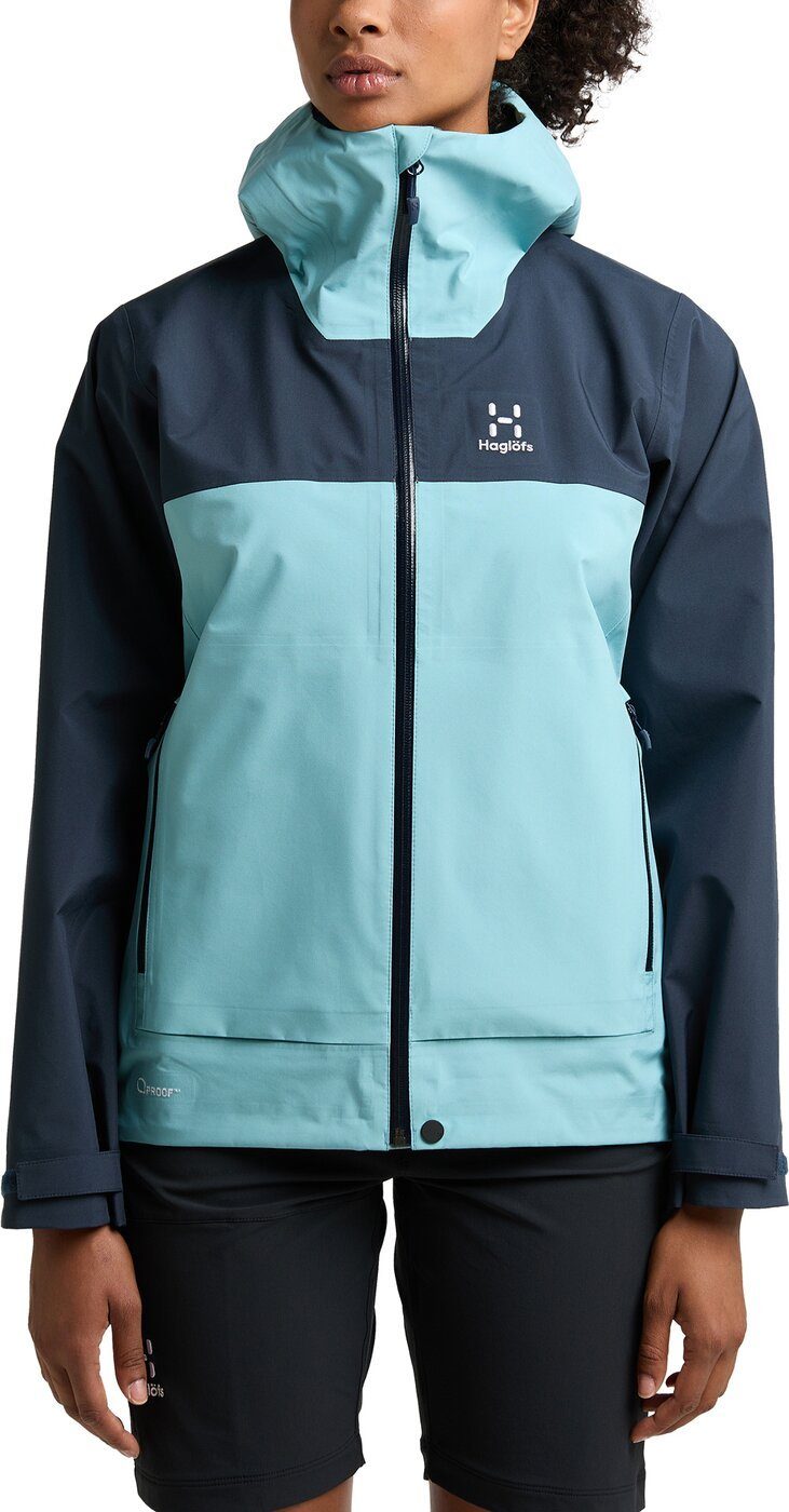 Haglöfs Funktionsjacke Front Proof Jacket Women FROST BLUE/TARN BLUE