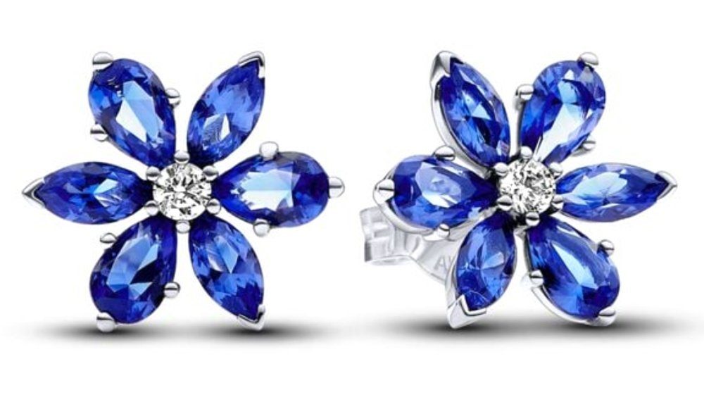 Pandora Paar Ohrstecker Pandora Ohrstecker Funkelnde Blaue Herbarium Cluster 292407C01