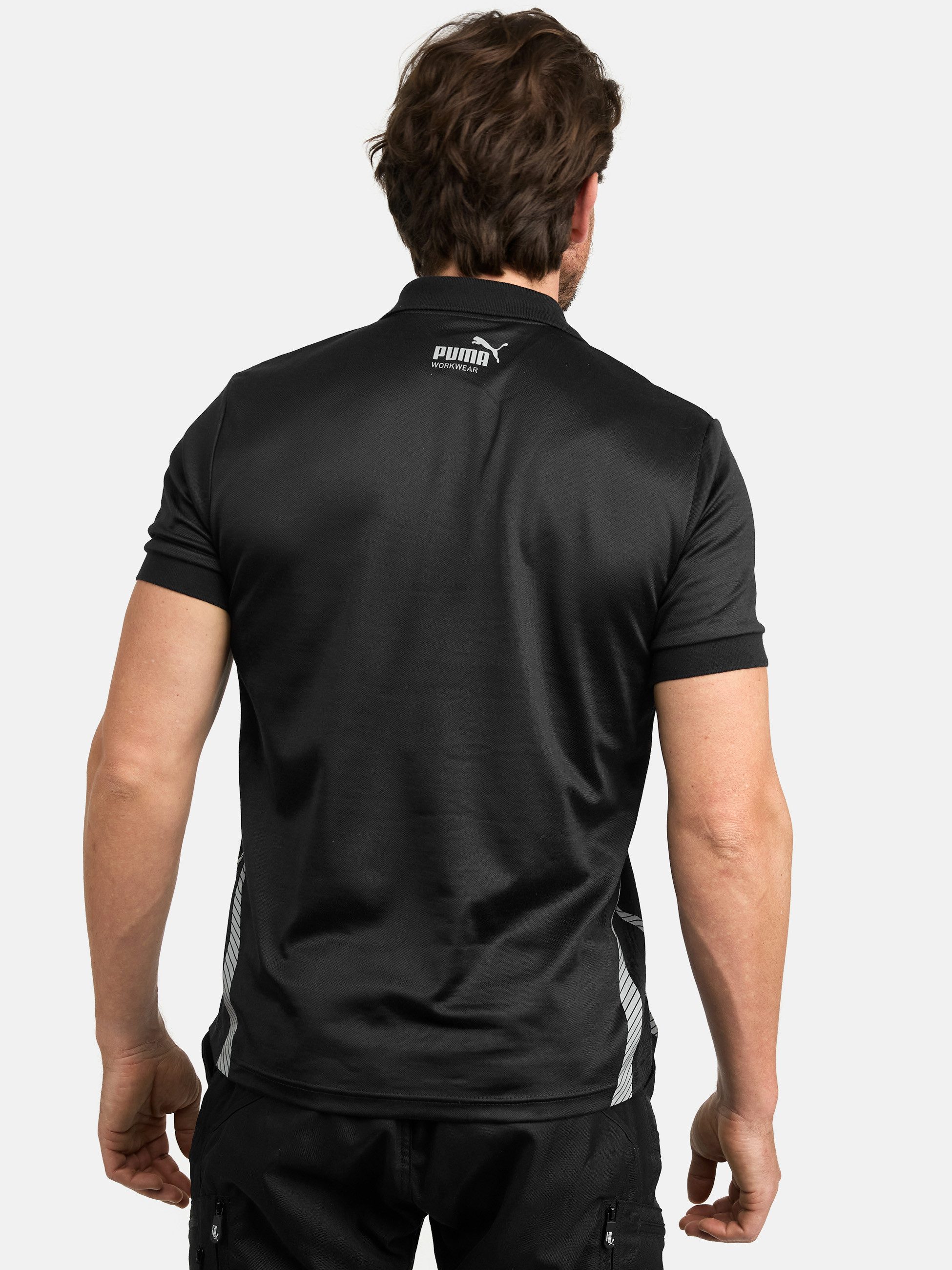 PUMA Workwear Poloshirt ESSENTIALS aus robustem Gewebe und Reflektoren für Herren