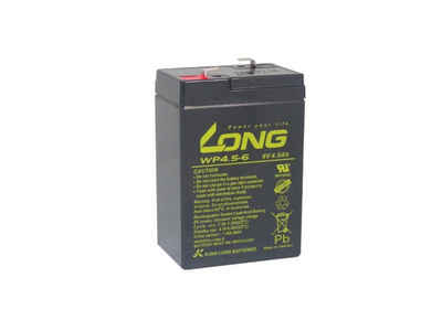 Kung Long 6V 4,5Ah ersetzt PL - 850 PL-850 PL 850 AGM Batterie Bleiakkus 4500 mAh (6 V), universell einsetzbar