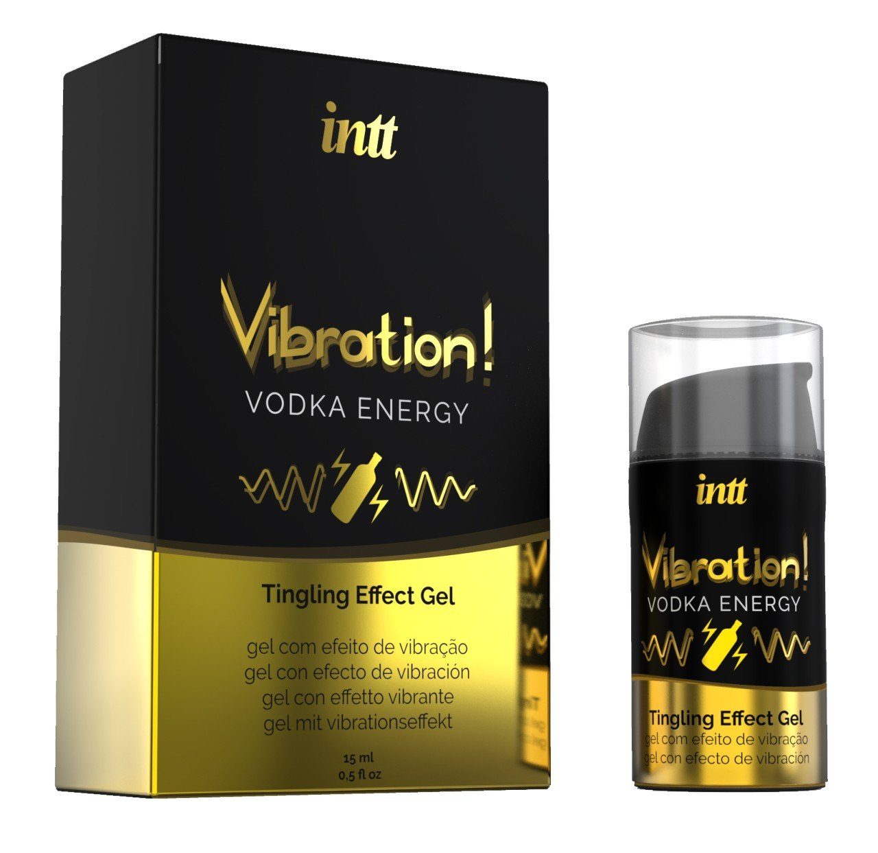 INTT Gleitgel 15 ml - 15ml Vodka Liquid intt Vibration