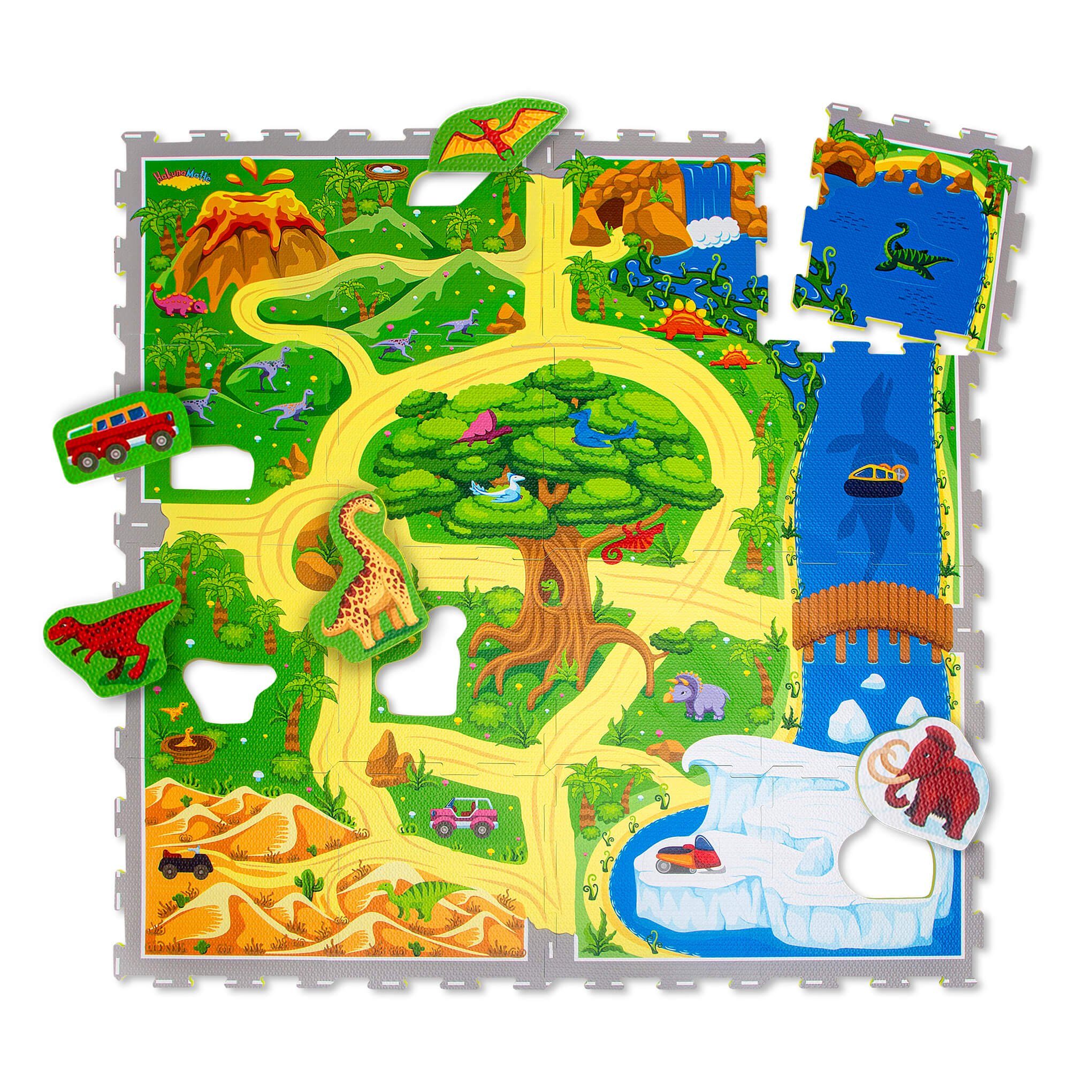 Hakuna Matte Spielmatte Puzzlematte für Babys 1,2x0,9m, 20% dickere  Krabbelmatte, Spielmatte, +20% WEICHERE UND WÄRMERE BABY PUZZLEMATTE