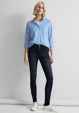 STREET ONE Slim-fit-Jeans in dunkler Waschung