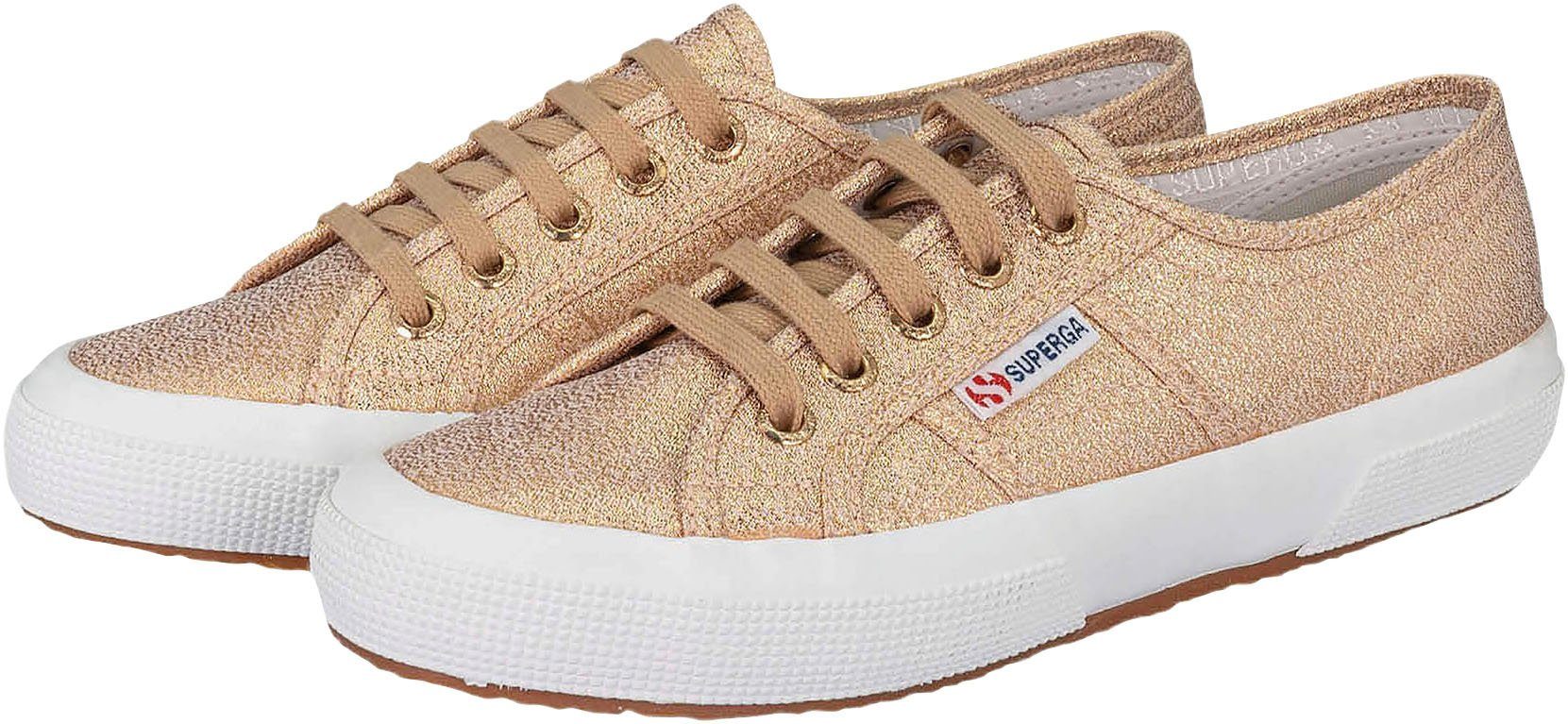 Sneaker LAME Superga kupfer